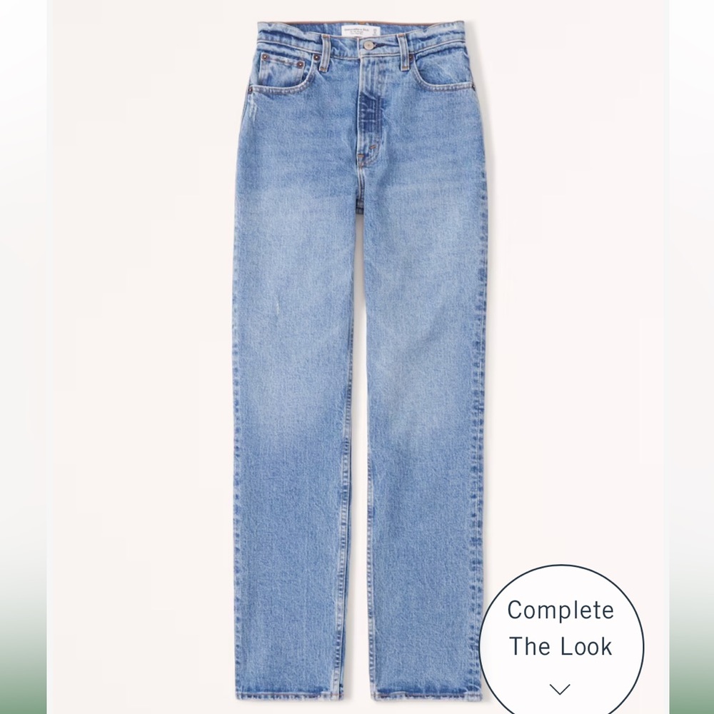 Abercrombie Ultra High Rise 90s Straight Jean